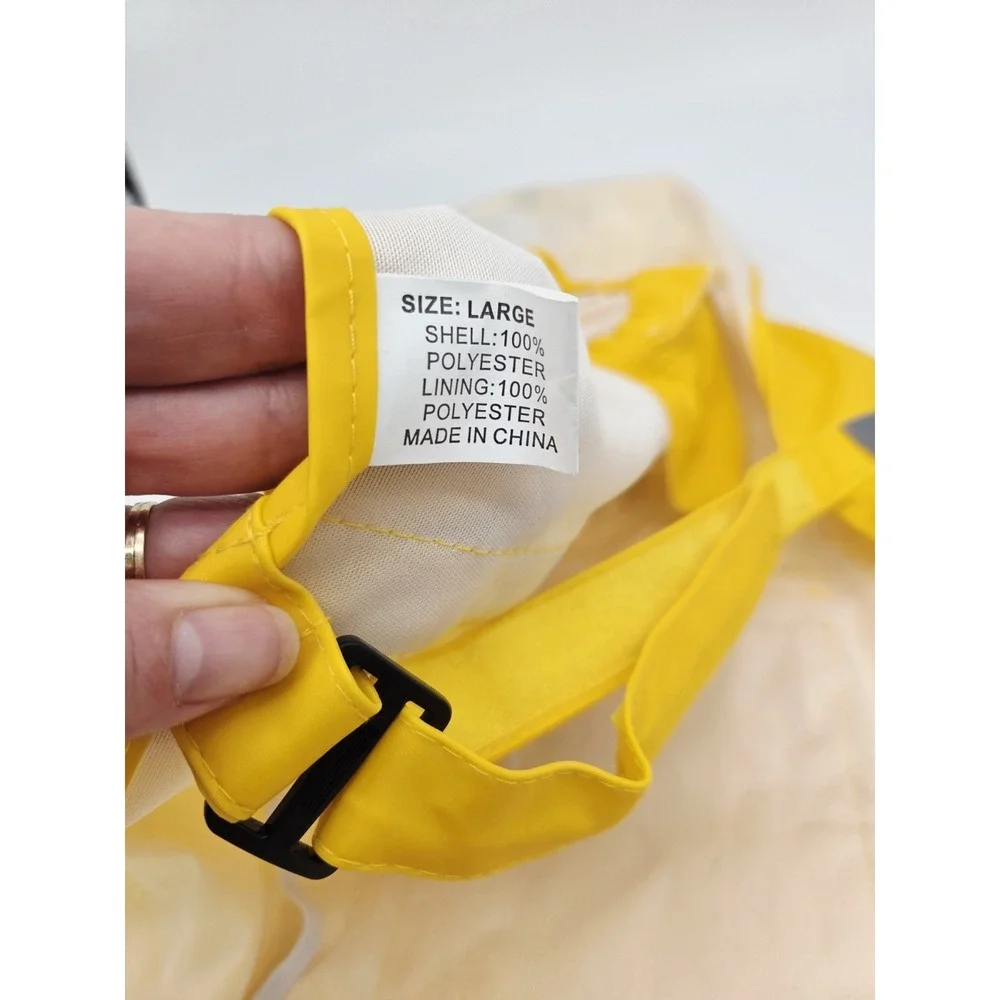 Pet Dog Raincoat Protection Hood Large with Reflective Stripe Strip‎